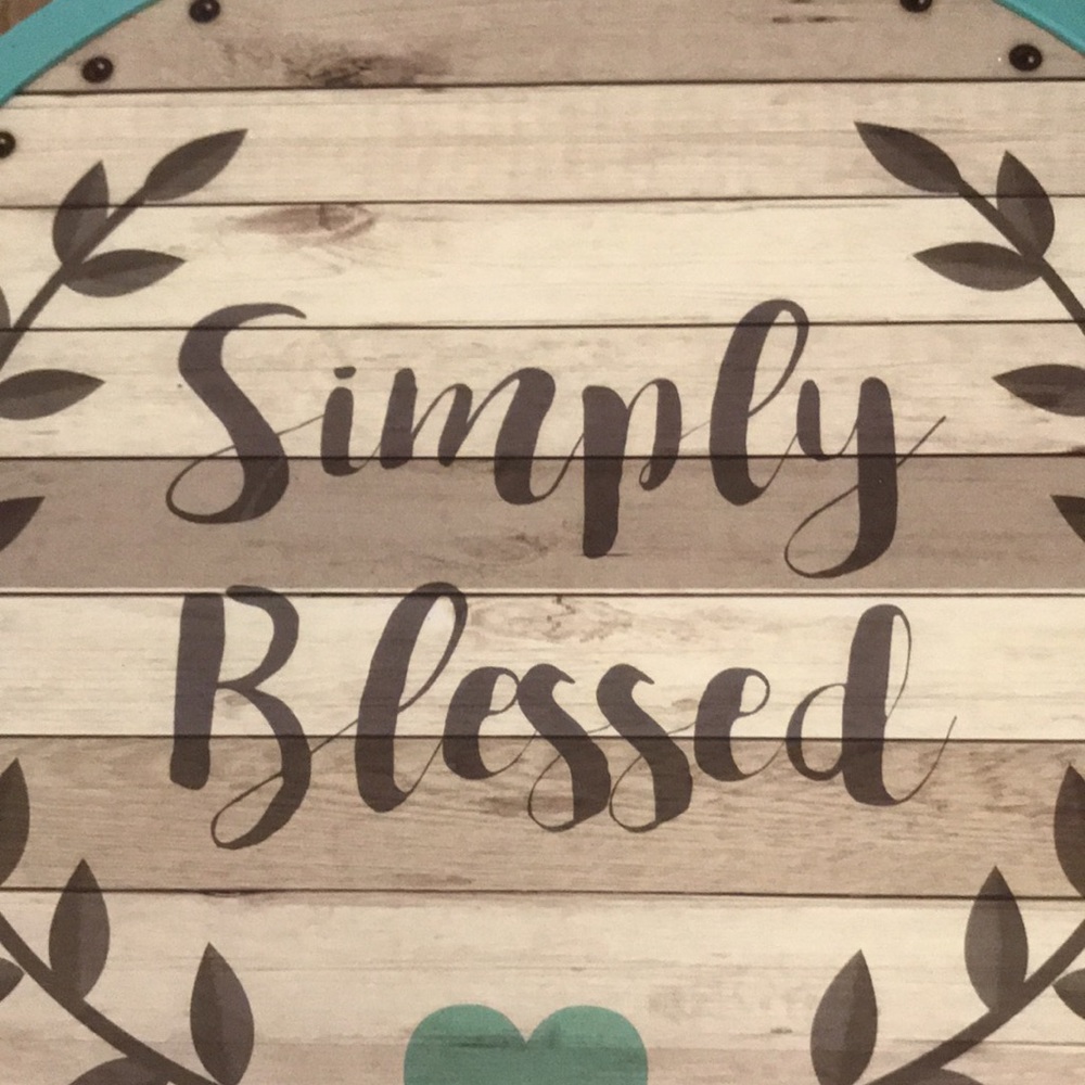Boston Warehouse “Simply Blessed”2017 Lazy Susan - Picture 2 of 5